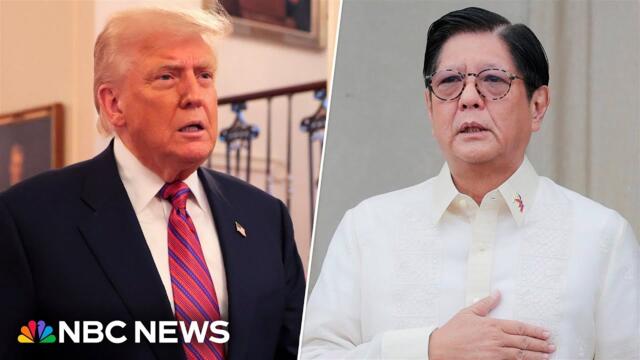 LIVE: Trump meets with president of the Philippines | NBC News