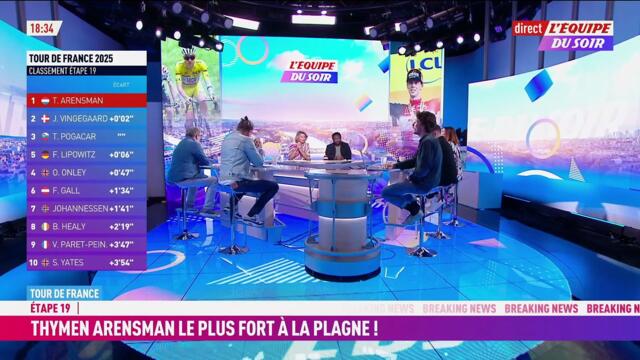 Arensman : « Je suis complètement détruit » - Cyclisme - Tour de France