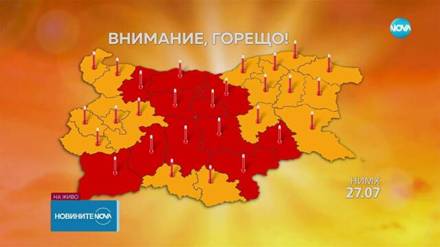 Горещо, ветровито и пожароопасно време #novinitenanova #novatv #novinite #горещини #времето #жега