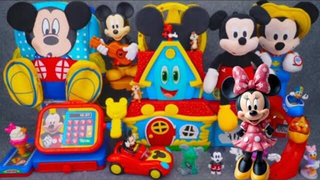 12 Minutes Satisfying With Unboxing Disney Mickey Mouse Cash Register playset ASMR | Toys Review