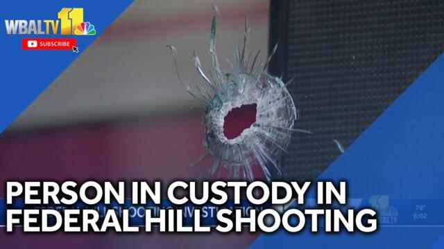 Person in custody after shooting in Federal Hill