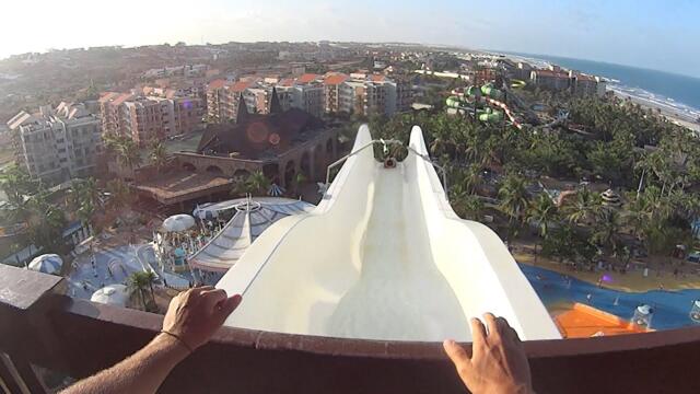 65 mph Insano Water Slide at Beach Park