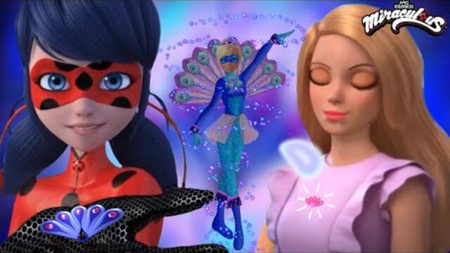 MIRACULOUS | Barbie with peacock Miraculous 🦚👱🏻‍♀️ | Fanmade transformation