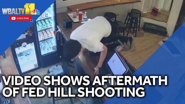 Video shows aftermath of Federal Hill shooting