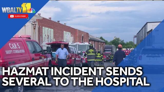 Multiple people treated at hazmat incident in Southwest Baltimore