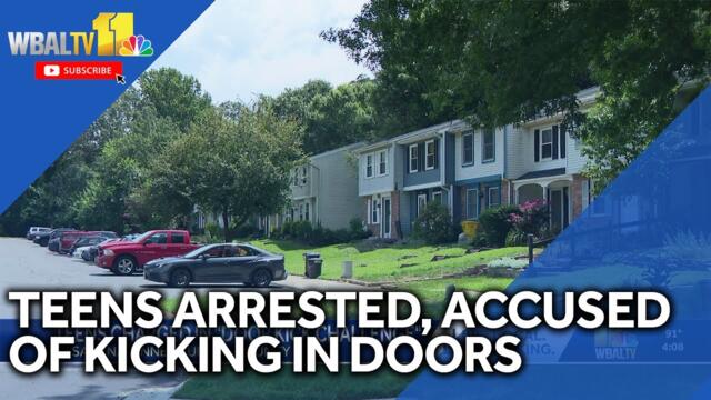 2 teens arrested, accused of kicking in doors as part of viral social media challenge
