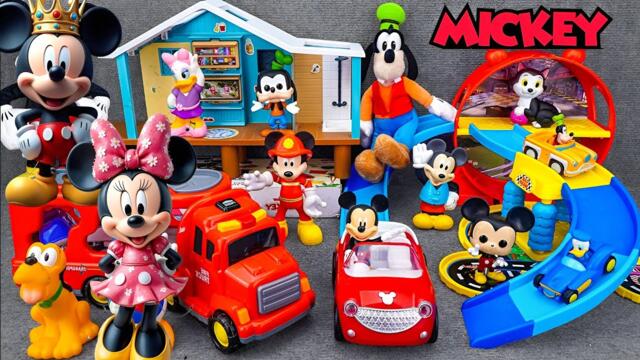 12 Minutes Satisfying With Unboxing Disney Mickey Mouse Clubhouse slide Playset ASMR | Review toys