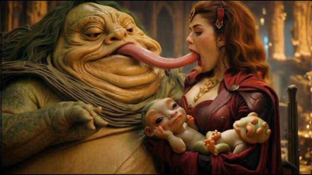Broken Scarlet Witch, Ruthless Jabba the Hutt and produced twins 🥹🤞🥵 | Marvel AI #feed