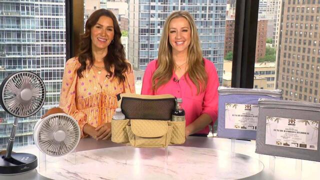 Inside Deals on Air Innovations Fan, Wesley & Olivia Valet Bags, Bibb Home Sheet Set — Up to 80% Off