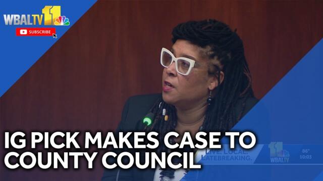 County executive's inspector general pick addresses Baltimore County Council