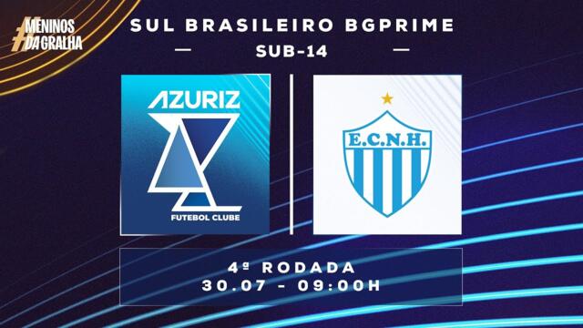 AZURIZ X NOVO HAMBURGO  4ª  RODADA SUL BRASILEIRO BG PRIME SUB 14