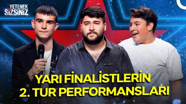 Yarı Finalistlerin 2.Tur Performansları | Yetenek Sizsiniz 13. Bölüm