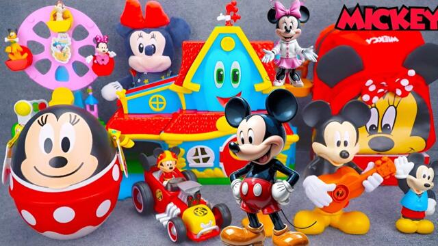 11 min Satisfying with Unboxing Disney Mickey Mouse Funhouse Weebles Easter Egg ASMR | Review Toys