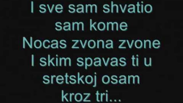 Tose Proeski  - Jos jedan stepenik samo (Lyrics)