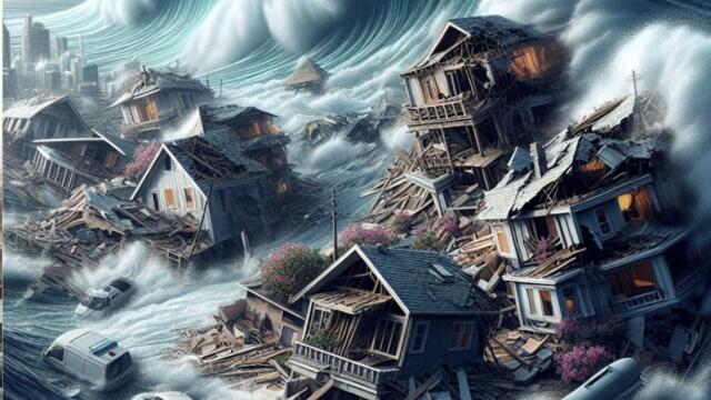 WORLD DISASTER. TSUNAMI and 8.7 magnitude earthquake in RUSSIA