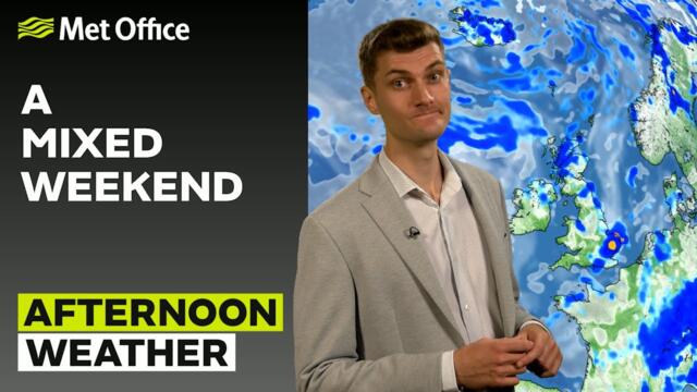 26/07/2025 - Scattered showers - Afternoon Weather Forecast UK – Met Office Weather