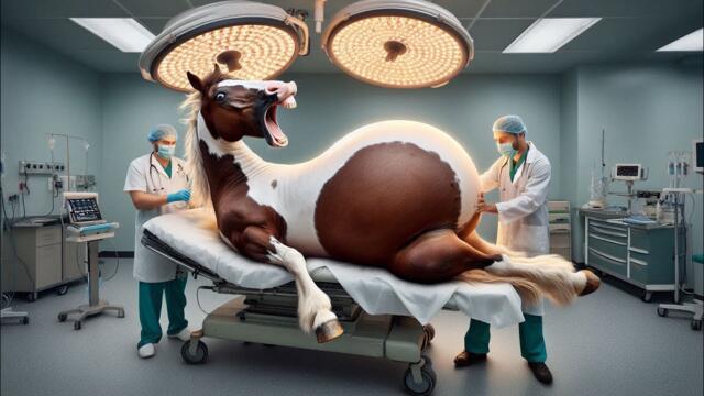 Doctor's rescued pregnant poor horse #ai#pooranimals#sadstory#viral#foryoupage#foryouofficial#shorts