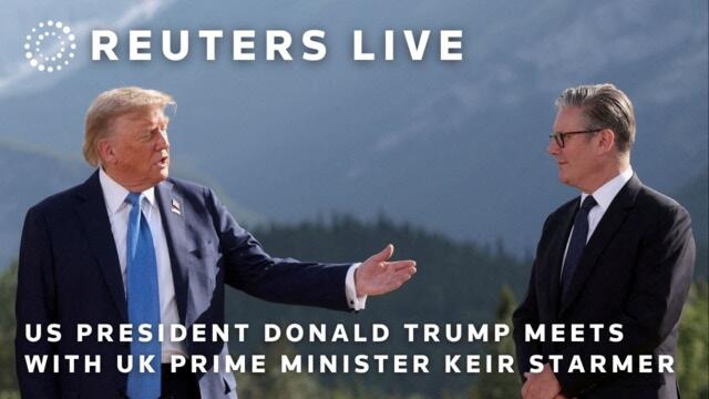 LIVE: US President Donald Trump meets with UK Prime Minister Keir Starmer