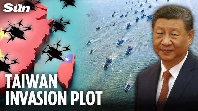China 'to unleash drone swarm from fishing boats' to blitz Taiwan