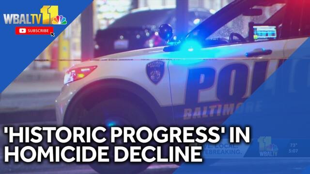 Baltimore mayor touts GVRS for drop in homicides, shootings
