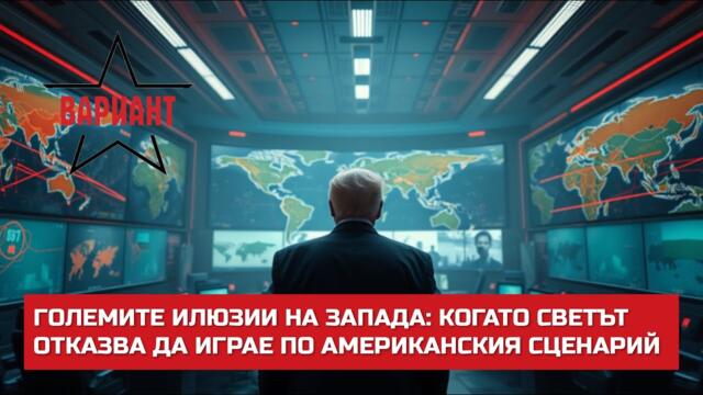 ГОЛЕМИТЕ ИЛЮЗИИ НА ЗАПАДА: КОГАТО СВЕТЪТ ОТКАЗВА ДА ИГРАЕ ПО АМЕРИКАНСКИЯ СЦЕНАРИЙ,  Вариант #592