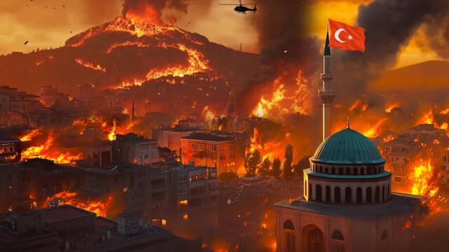 Tragedy in Türkiye NOW! Dẽadly Wildfires Engulfed Entire Towns & Killed 17+, Nearly 60000 Evacuated!
