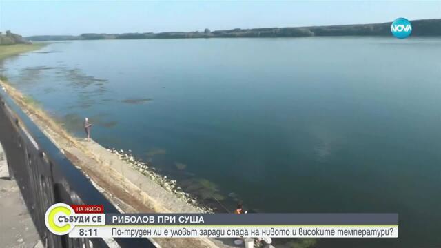 По-труден ли е риболовът заради спада на нивото на язовирите и високите температури?