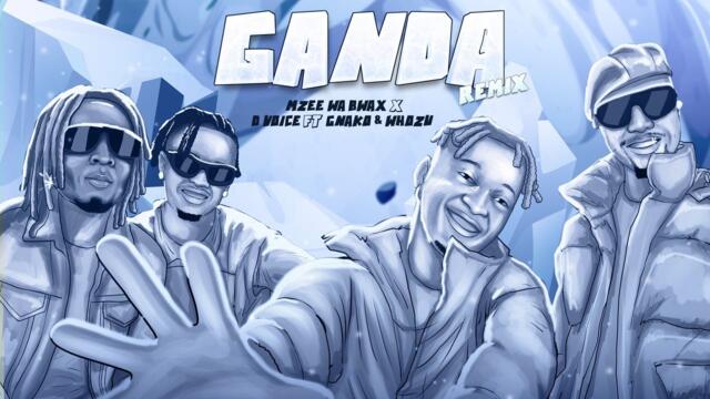 Ganda Remix - D Voice x Mzee wa Bwax feat Whozu & G Nako (Official Lyric Video)