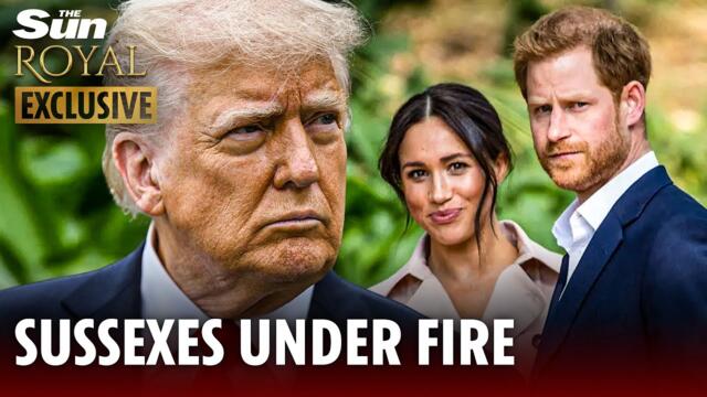 Trump threw MEGA shade at Meghan and Harry - he hates them but that wasn’t his only motive