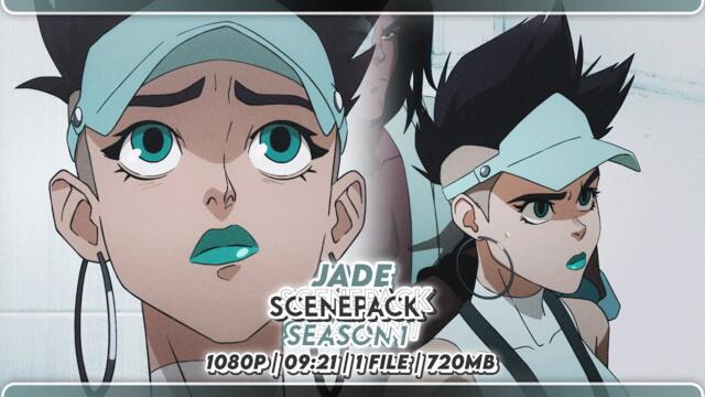 Jade (Captain Laserhawk A Blood Dragon Remix) S1 scenepack [1080p] (No bg music)
