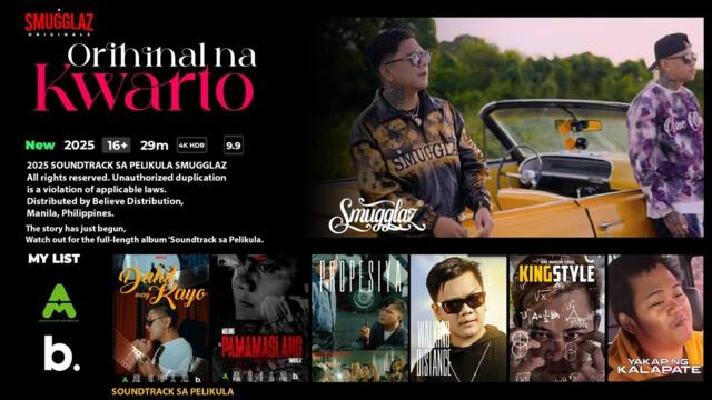 Orihinal Na Kwarto - Smugglaz x CurseOne (Official Music Video) 3of4 fr. #SoundtrackSaPelikulaEP