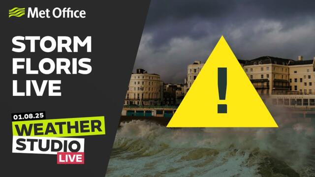 01/08/2025 – Unusually deep low on the way  - Weather Studio Live - Met Office UK Weather Forecast