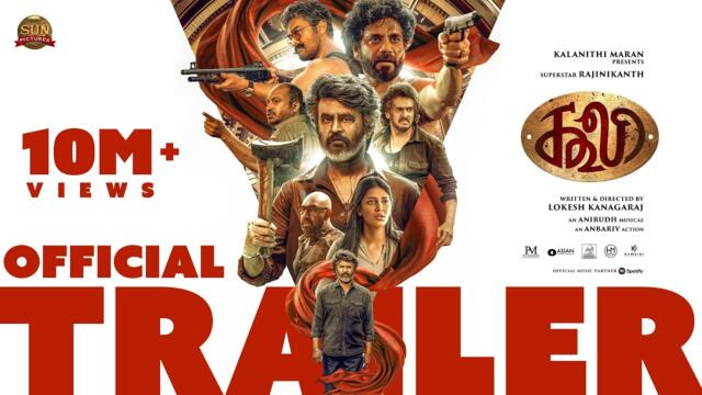 Coolie - Official Trailer | Superstar Rajinikanth | Sun Pictures | Lokesh | Anirudh