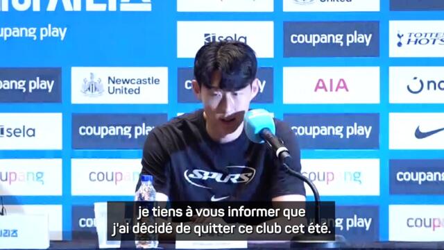 Son : "J'ai décidé de quitter ce club cet été"