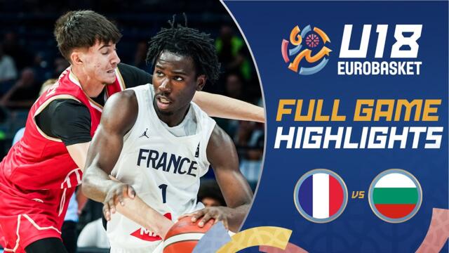 France 🇫🇷 vs Bulgaria 🇧🇬 | Highlights | FIBA U18 EuroBasket 2025