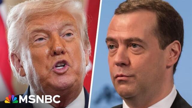 Trump orders nuclear subs to 'appropriate regions' due to Russia's ex-president