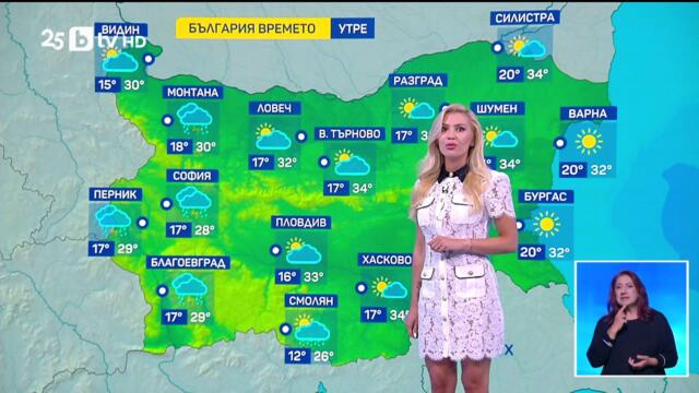 bTV Времето (03.08.2025 г. – централна емисия)