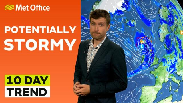 10 Day Trend 30/07/2025 – Chopping and changing – Met Office weather forecast UK