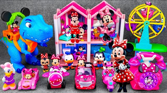 Mickey ASMR🐭 Satisfying Unboxing Disney Minnie Mouse Beautiful Home Playset | Review Toys ASMR