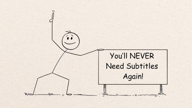 STOP Using Subtitles! Do THIS to Understand English Movies Easily!