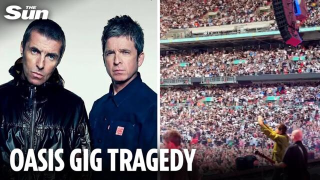 Oasis fan plunges to his death during Wembley gig as Noel & Liam reveal shock