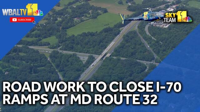 Construction to close I-70 exit ramps at Route 32