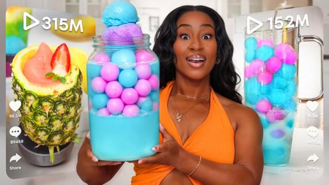 I Tested the MOST VIEWED TikTok Drink Recipes