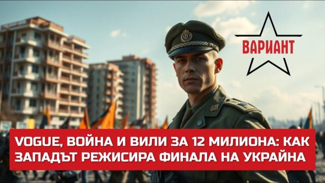 VOGUE, ВОЙНА И ВИЛИ ЗА 12 МИЛИОНА: КАК ЗАПАДЪТ РЕЖИСИРА ФИНАЛА НА УКРАЙНА,  Вариант #595