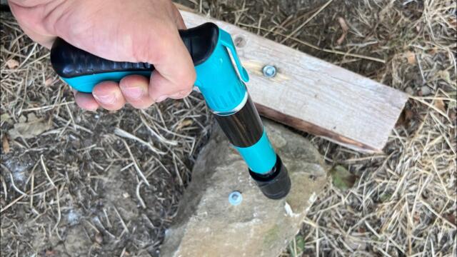 Разселваме София! Гърмя пирони с пистолет в камък и дърво. Тест