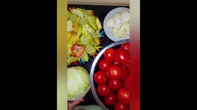 Єнг осон ва арзон салат. Киш учун беркитамиз. Сиз бу рецепти билармидингиз.