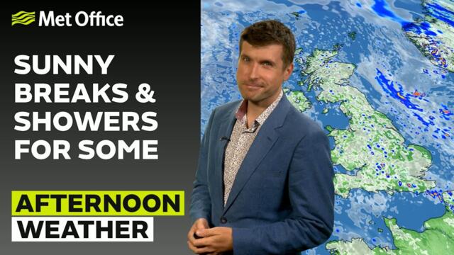 01/08/2025 - Dry and cloudy for most – Afternoon Weather Forecast UK - Met Office Weather