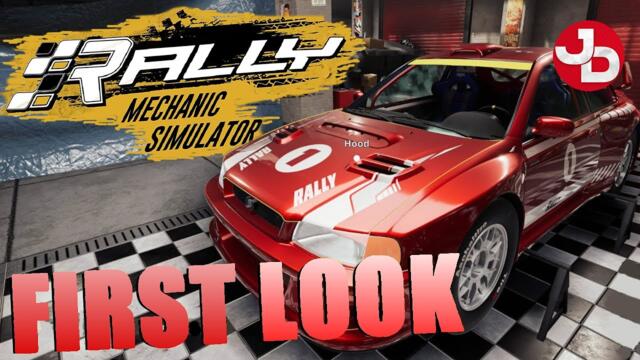 Rally Mechanic Simulator FULL GAME - FIRST LOOK