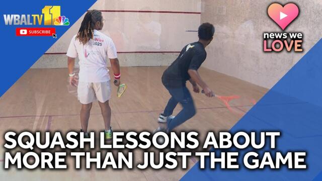 Baltimore students learn to play squash, life lessons