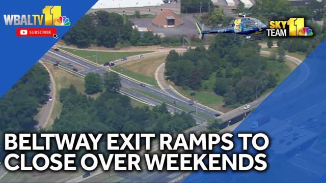 SkyTeam 11 shows Beltway interchange at Security Boulevard